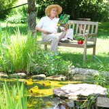 thumbnail of Relaxdays Teichente, 10er Set, schwimmende Entenküken, für den Gartenteich, Kunststoff, Deko Schwimmente, gelb/schwarz