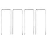 thumbnail of Set van 4 bevestigingsnagels voor traliewerk HWC-B34, grondspijker grondspijker voor schaarhek veiligheidshekwerk