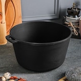 thumbnail of Schmortopf aus Gusseisen – 5 Liter – Kochen im Freien – Grillpfanne aus Gusseisen – Schwarz