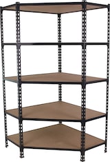 thumbnail of SimonRack Estanteria Esquina Metálica 1800 mm, Bandeja Madera, 200 kg de Punto Flexión, Antracita - Maderclick Corner