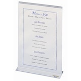 thumbnail of Plexirom Porte-menu plexi vertical A4