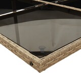 thumbnail of vidaXL 11-tlg. Garten-Essgruppe mit Kissen Beige Poly Rattan