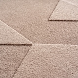 thumbnail of Teppich Waschbar Geometrisch Modern Esszimmer Flur Beige 200x290 cm OEKO-TEX Fußbodenheizung geeignet Gekettelt – LAVAREDO von Kadima Design