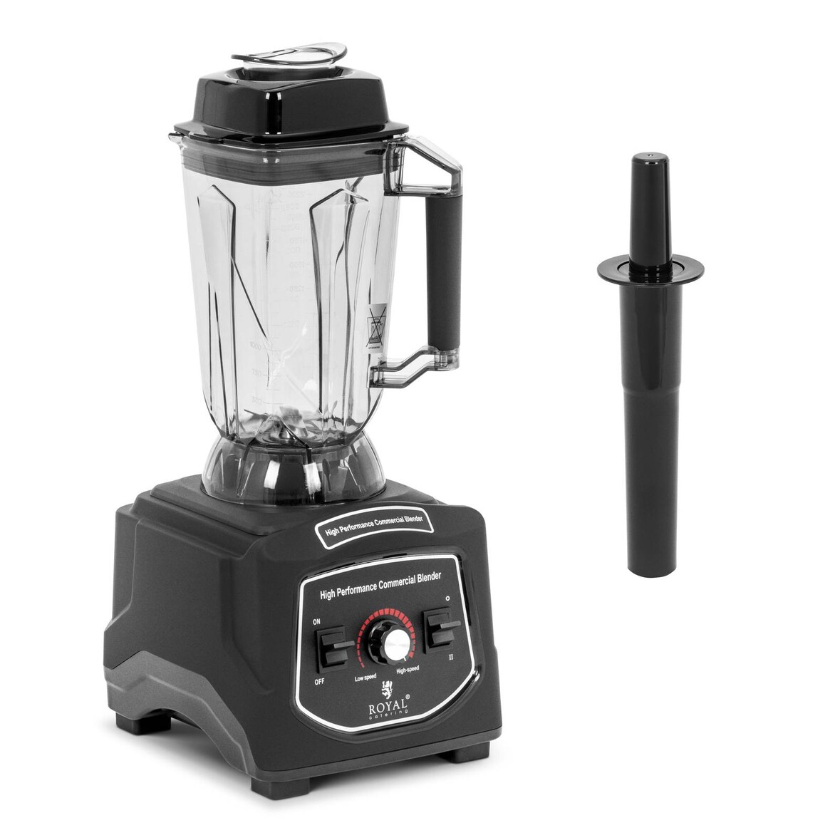 Royal Catering Liquidificador de copo - 1680 W - 2,5 l - modo pulsar - 24500 rpm -