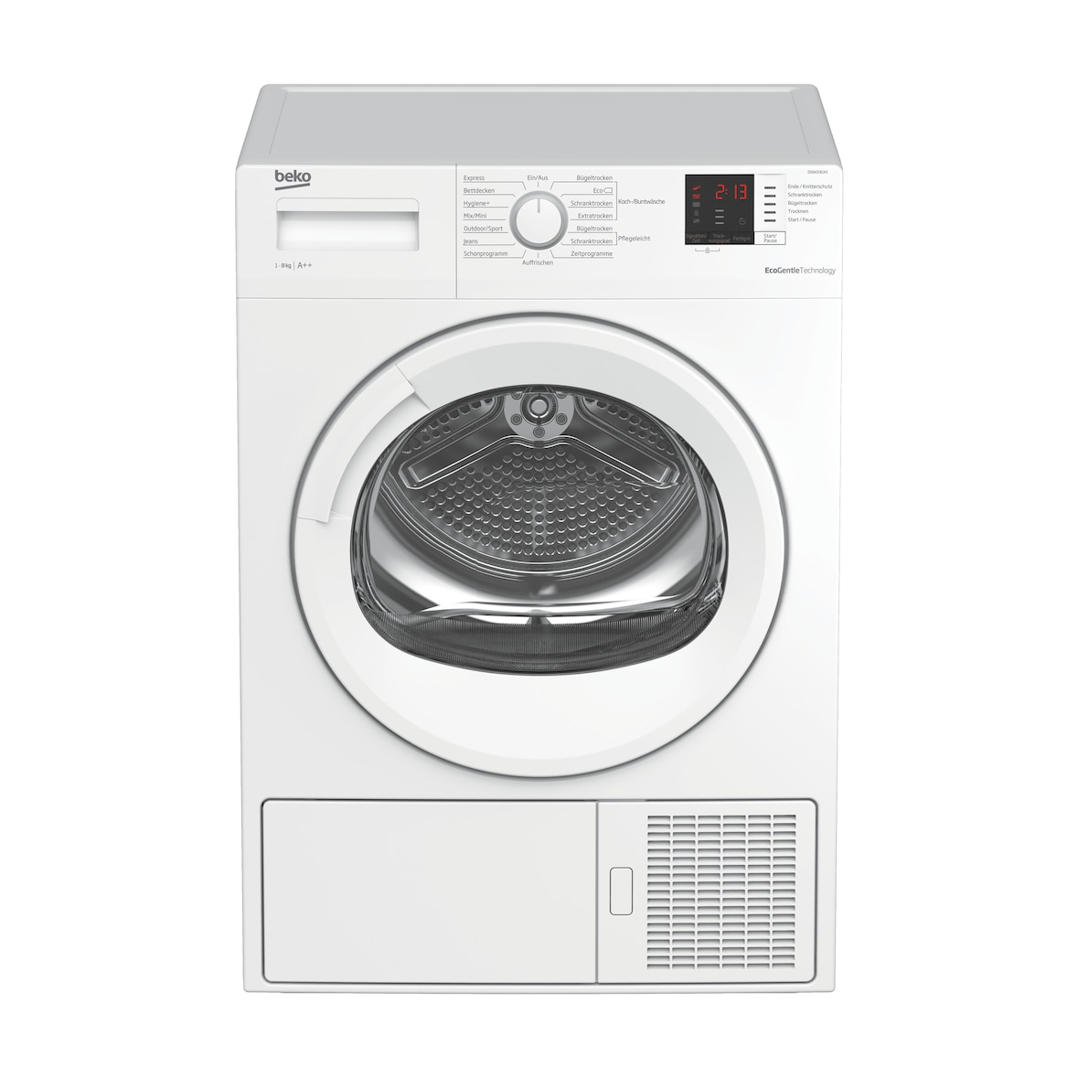 Beko DS8433GX0 Wärmepumpentrockner 8kg, EEK: E