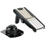 thumbnail of Affettatrice mandolina per verdure – Lama regolabile in acciaio inox – Nera