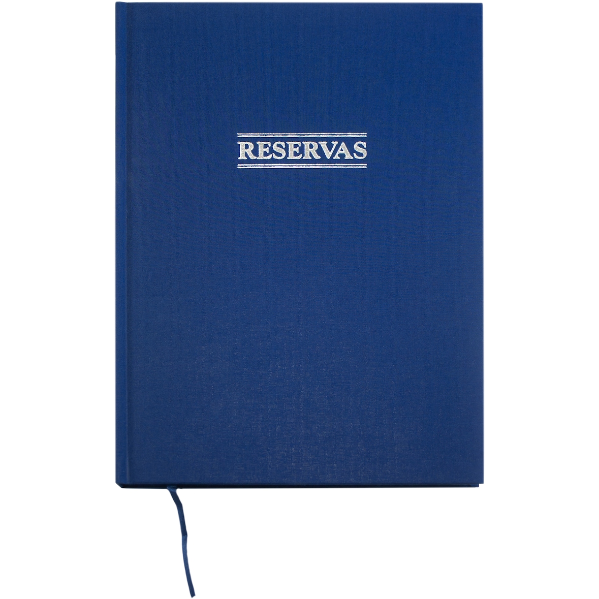 Libro de reservas A4 forrado tela Azul Marino