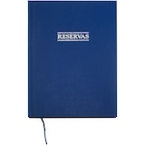 thumbnail of Libro de reservas A4 forrado tela Azul Marino