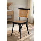 thumbnail of Biscottini Esszimmerstühle – Rattanstuhl 45x50x88 cm – Restaurantstühle – Holzstuhl – Küchenstühle – Wohnzimmerstuhl – Thonet-Stuhl