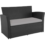 thumbnail of tectake Salon de jardin Modena 3+2+1 avec housse de protection - noir/gris - 404299