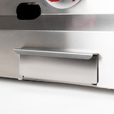 thumbnail of Romux® Grelhador Industrial a Gás com Pedra Vulcânica 100 cm de Bancada Grande Potência Calorífica 5800 W e Grelha Regulável em 3 Alturas | Butano