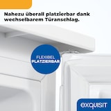 thumbnail of Exquisit Kühlschrank mit Gefrierfach, 82 Liter, Freistehend, Kompakt, 3-Sterne, KS5117-3-010E weiss