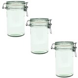 thumbnail of Weckpot opbergpot beugelpot met degelijke klemsluiting - 500ml - Glas - 3 Stuks