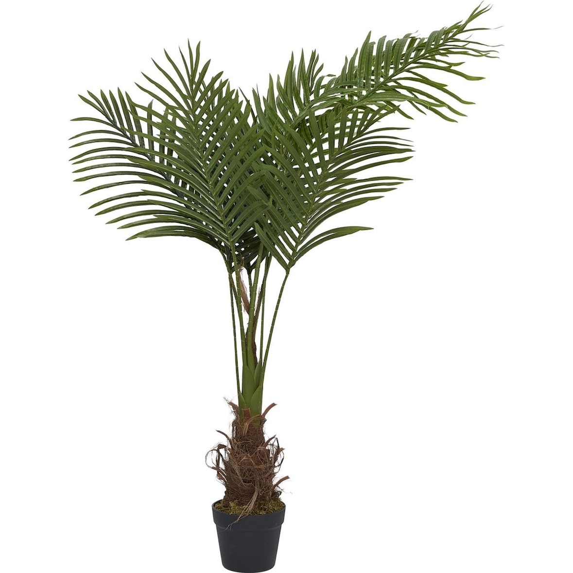 Palmeira Areca artificial 120 cm – Planta tropical realista – Verde