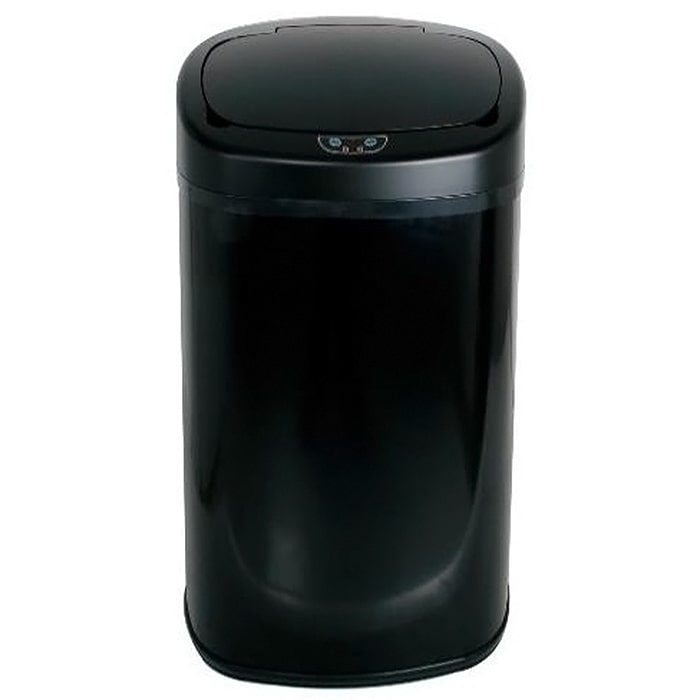 KITCHEN MOVE Poubelle Automatique 68l Noir bat-68ls06a black ss