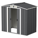 thumbnail of Tepro Metallgerätehaus Eco 6 x 4, 191,9 x 111,8 x 180,5 cm, anthrazit