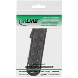thumbnail of InLine® Steckdosenleiste, 5-fach Schutzkontakt, schwarz, 1,5m