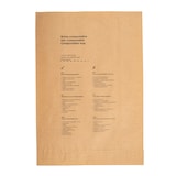 thumbnail of Bolsas Compostables 8 L 70 G/M2 26+14X35 Cm Natural Kraft (500 unidades)