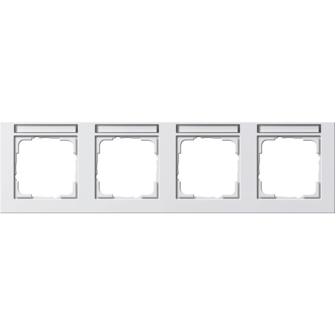 Gira Abdeckrahmen 4f. rws/matt 109422