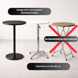 thumbnail of Stehtischhusse Stretch für Bistrotisch Motiv Ø 60-65x110-120 cm Bierglas