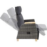 thumbnail of tectake Fauteuil en rotin PESCARA cadre en aluminium - par pièce - 405372