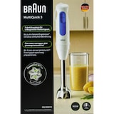 thumbnail of Braun MQ30001MWH MultiQuick 3 Stabmixer weiß/blau 900 Watt