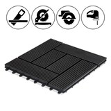 thumbnail of Casaria WPC Fliesen 44x Mosaik Anthrazit