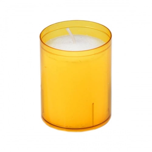 Sovie CANDLES Refill Kerzen in Orange 24 Stück im Tray - Brenndauer ca. 24 Stunden