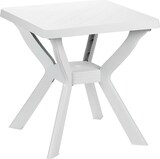 thumbnail of Mesa Resina Blanca Cuadrada 70x70x72 (Alt.) cm.