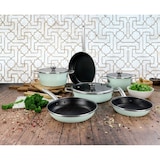 thumbnail of Magefesa Nordic Set di Pentole Induzione 9-Piece Antiaderente Casseruoli, Padelle Design Vintage, Verde