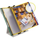 thumbnail of Wandsichttafelsystem Pult A4 grau Metall mit 10 Sichttafeln A4 sortiert Packung mit 4 Stück