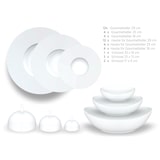 thumbnail of MÄSER 51-dlg. servies, wit