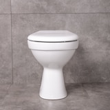 thumbnail of Belvit Dusch WC mit Bidet Funktion – Standtoilette mit Taharet, waagerechtem Wandabgang, Hygienedusche, Softclose WC-Deckel, Keramik in Weiß