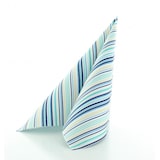 thumbnail of Sovie HOME Serviette Stefano in Blau aus Linclass® Airlaid 40 x 40 cm, 12 Stück - Streifen