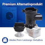 thumbnail of Ablaufpumpe kompatibel mit Bosch 00145212 mit Pumpenkopf für Waschmaschine