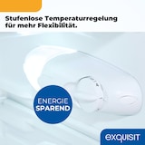 thumbnail of Exquisit Kühlschrank mit Gefrierfach, 107 Liter Nutzinhalt, 4-Sterne-Gefrierfach, Kühlschrank, 55 cm Breite, Kühlschrank klein, KS516-4-051C weiss