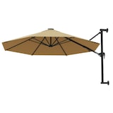 thumbnail of Wandschirm mit Metallstange 300 cm Modell Taupe Sirius Terrace
