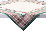 thumbnail of Sovie HOME Tischdecke Amy in Grün-Champagner aus Linclass® Airlaid 80 x 80 cm, 1 Stück - Mitteldecke Weihnachten