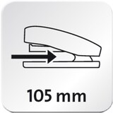 thumbnail of Heftgerät B5 bis 40 Blatt grau