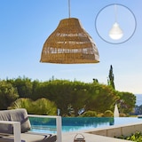 thumbnail of Lumisky MERIDA RGB H34CM kabellose Pendelleuchte Seegras Beige