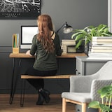 thumbnail of Relaxdays Stehsammler Bambus, A4, Zeitschriften & Dokumente, Büro, Schreibtisch, Stehordner, HBT: 30x10x26,5 cm, natur