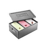 thumbnail of EPP-Thermobox ijs, zwart, 1.000 g, met deksel, 59,5 x 39,5 x 26,6 cm