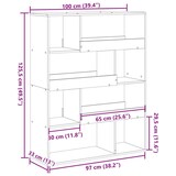 thumbnail of vidaXL Raumteiler Weiß 100x33x125,5 cm Holzwerkstoff