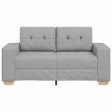 thumbnail of vidaXL Zweisitzer-Sofa mit Kissen Wolken-Grau Stoff