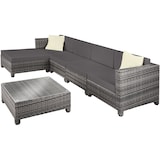 thumbnail of tectake Set da giardino in rattan con telaio in alluminio e imbottitura di 10 cm - 403835