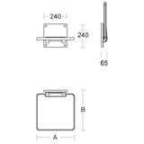 thumbnail of PBA Duschsitz, klappbar 415mm