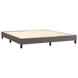 thumbnail of vidaXL Boxspringbettgestell Grau 180x200 cm Kunstleder