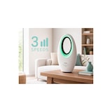 thumbnail of Ventilateur sans pales 65W Télécommande, Oscillation, Minuterie 12h, 3 Vitesses, Éclairage LED 4 Couleurs, Bruit réduit Jocca