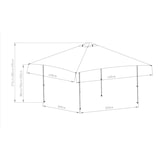 thumbnail of Mirador Faltbare Pavillion 4m x 4m Polyester