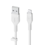 thumbnail of Belkin Cbl Scicone USB-A LTG 2M blc USB Kabel USB A USB C/Lightning Weiß